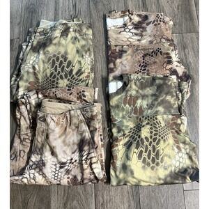 TWO Kryptek Pants Mens 36 Long & TWO Long Sleeve XL shirts Tactical Hunting